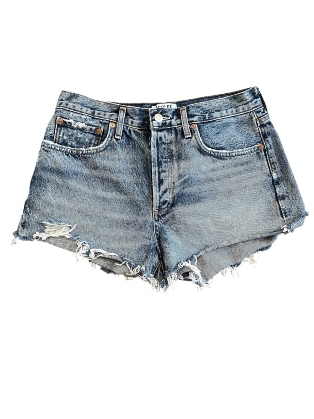 Agolde Distressed Parker Shorts - Size 29